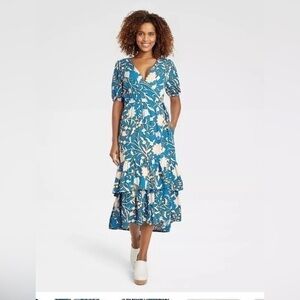 Knox rose wrap dress